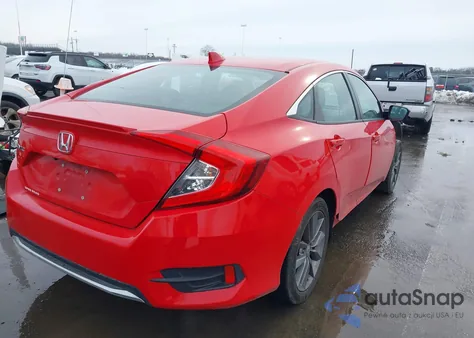 2019 Honda Civic Ex-L из США, поврежденный, VIN 2HGFC1F72KH650217